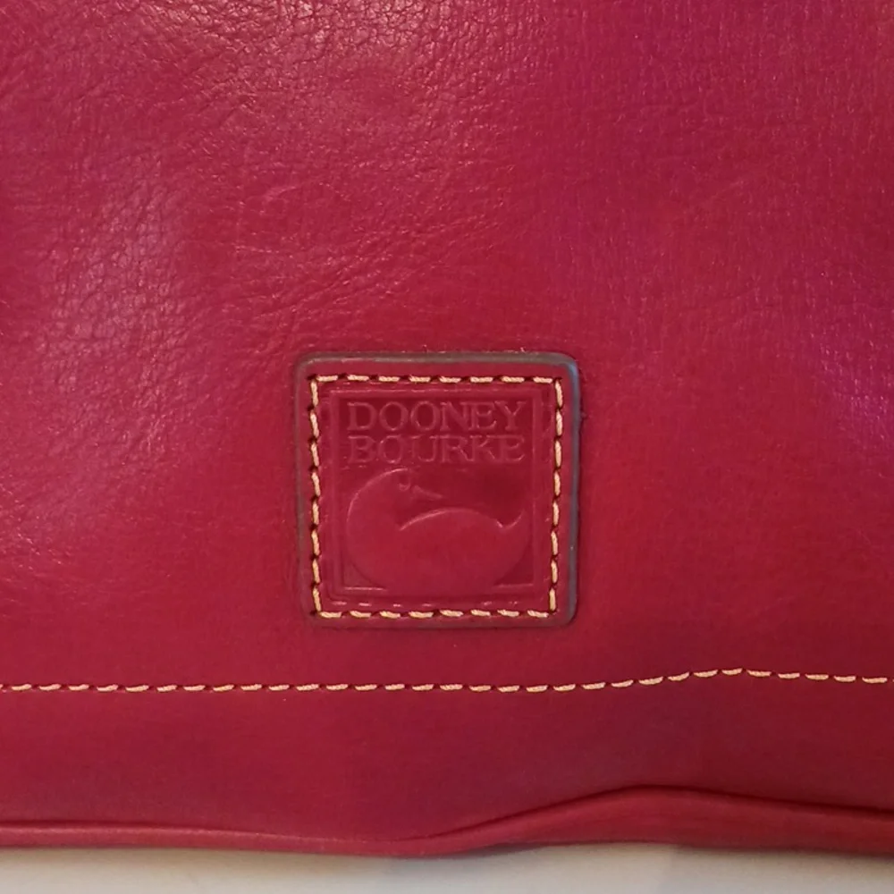 Dooney & Bourke Nwt Red Hobo Cross Body Bag. - Picture 2 of 13
